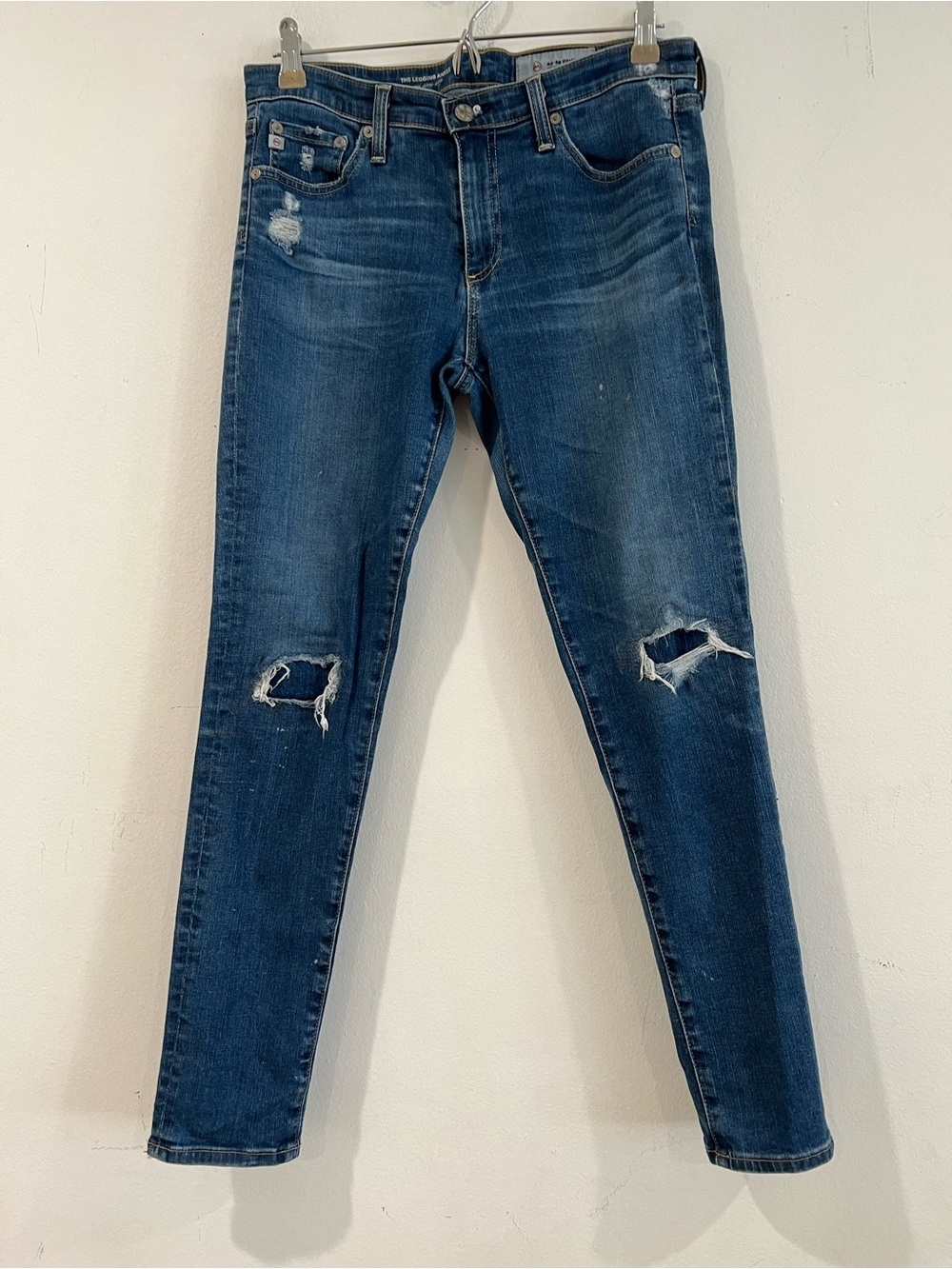 AG Adriano Goldschmied women’s Indigo Skinny Jeans super skinny ankle 29 R